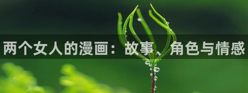 汗汗漫画黄：两个女人的漫画：故事、角色与情感
